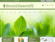Tablet Screenshot of heavencpa.com
